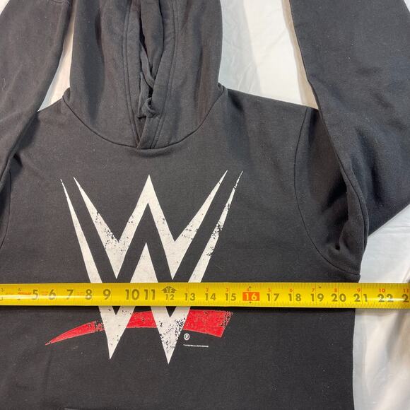 Fanatics WWE Black Pullover Hoodie Adult Size M Wrestling Logo Sweatshirt Unisex - Picture 4 of 10